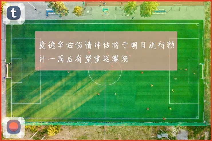 爱德华兹伤情评估将于明日进行预计一周后有望重返赛场