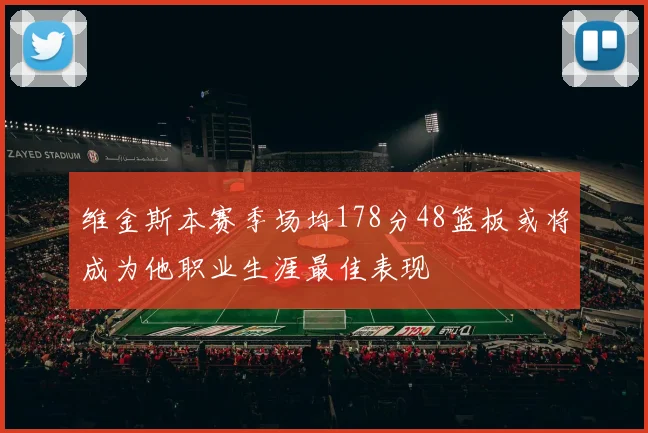 维金斯本赛季场均178分48篮板或将成为他职业生涯最佳表现